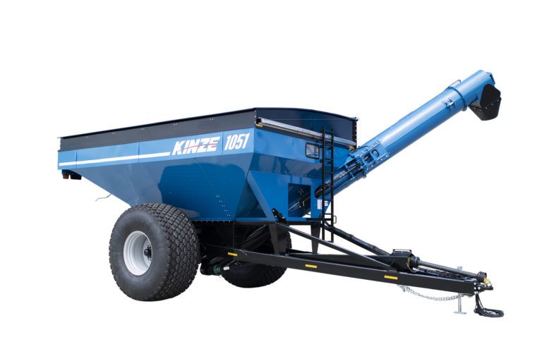 Kinze Introduces Single Auger Grain Carts Kinze