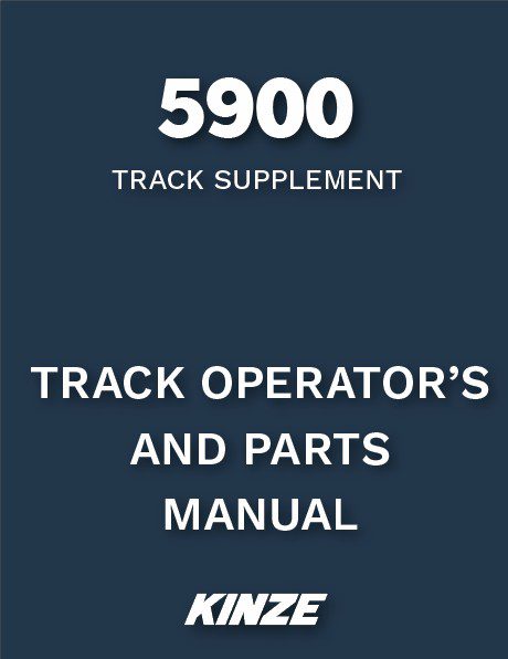 5900 Operators and Parts Manual - Tracks